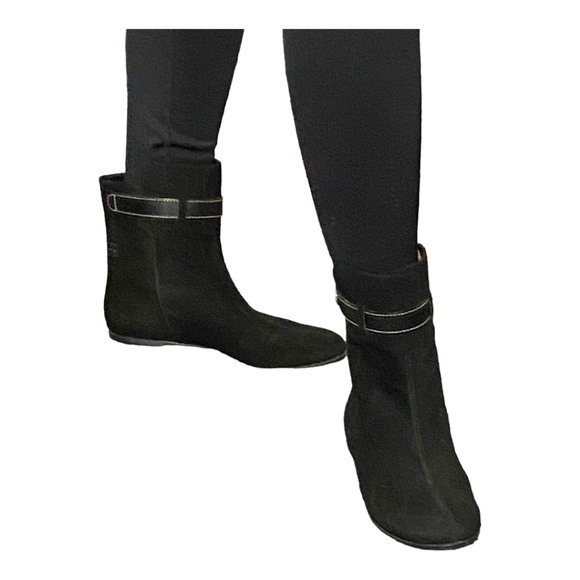 Vicini suede/leather boot. Made in Italy. Sz. 37.5 - Picture 4 of 16